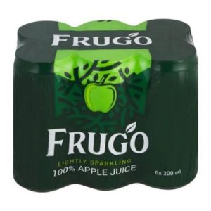 FRUGO APPLE JUICE 100% 6X300ML